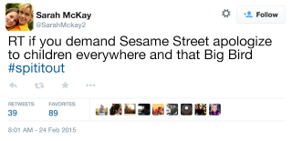 Illustration for article titled Did ‘Sesame Street’ Go Too Far Yesterday When Big Bird Ate An American Flag?